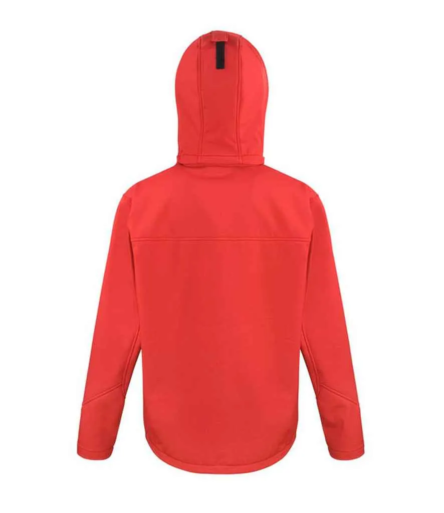 Result Core Hooded Soft Shell Jacket | Red/Black