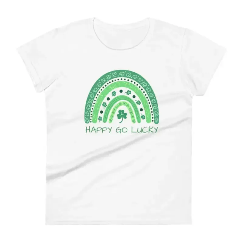 Rock Your Lucky Charm in this Green Rainbow St Patrick's Tee