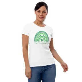 Rock Your Lucky Charm in this Green Rainbow St Patrick's Tee