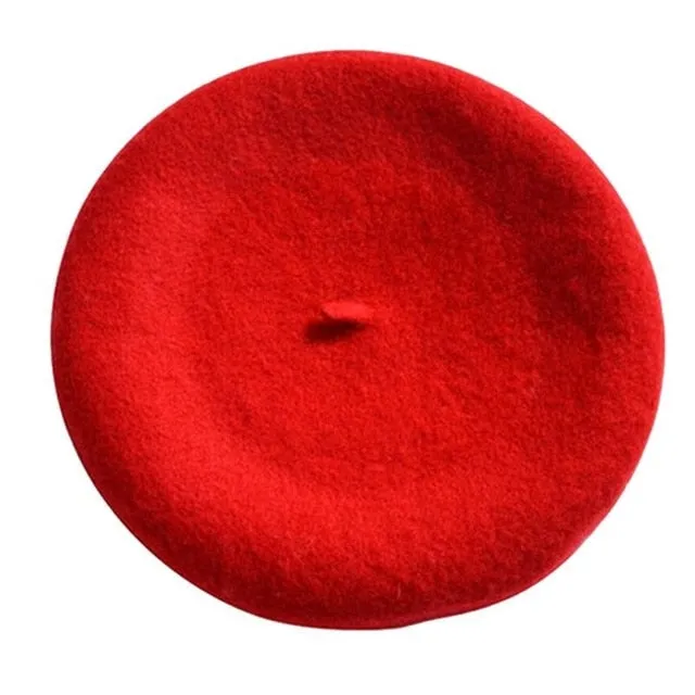 Solid Color Women's Girl's Beret French Artist