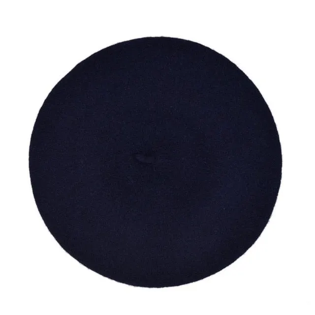Solid Color Women's Girl's Beret French Artist