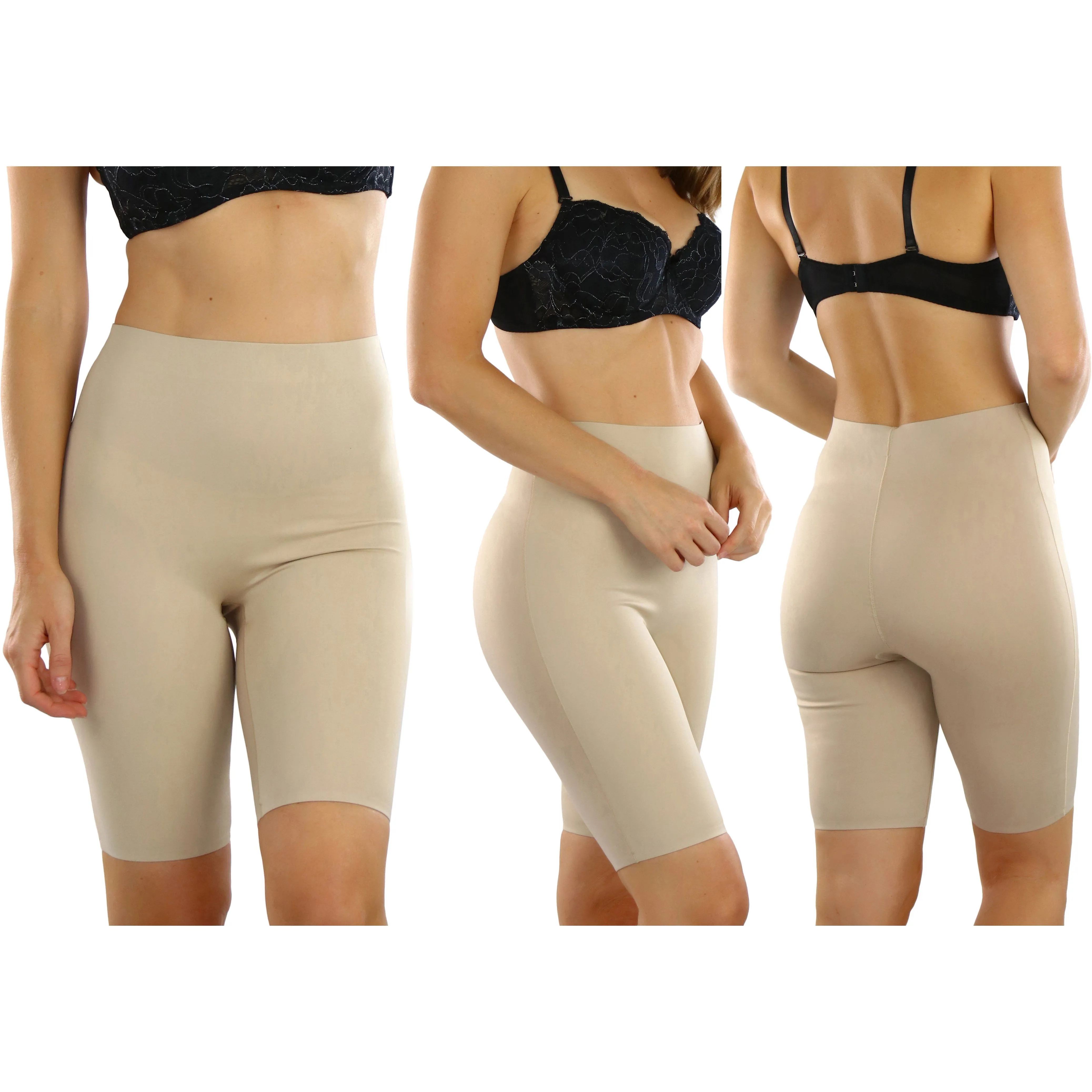 ToBeInStyle Women's High Waisted Smooth and Silky Torso Control Long Leg Shapewear