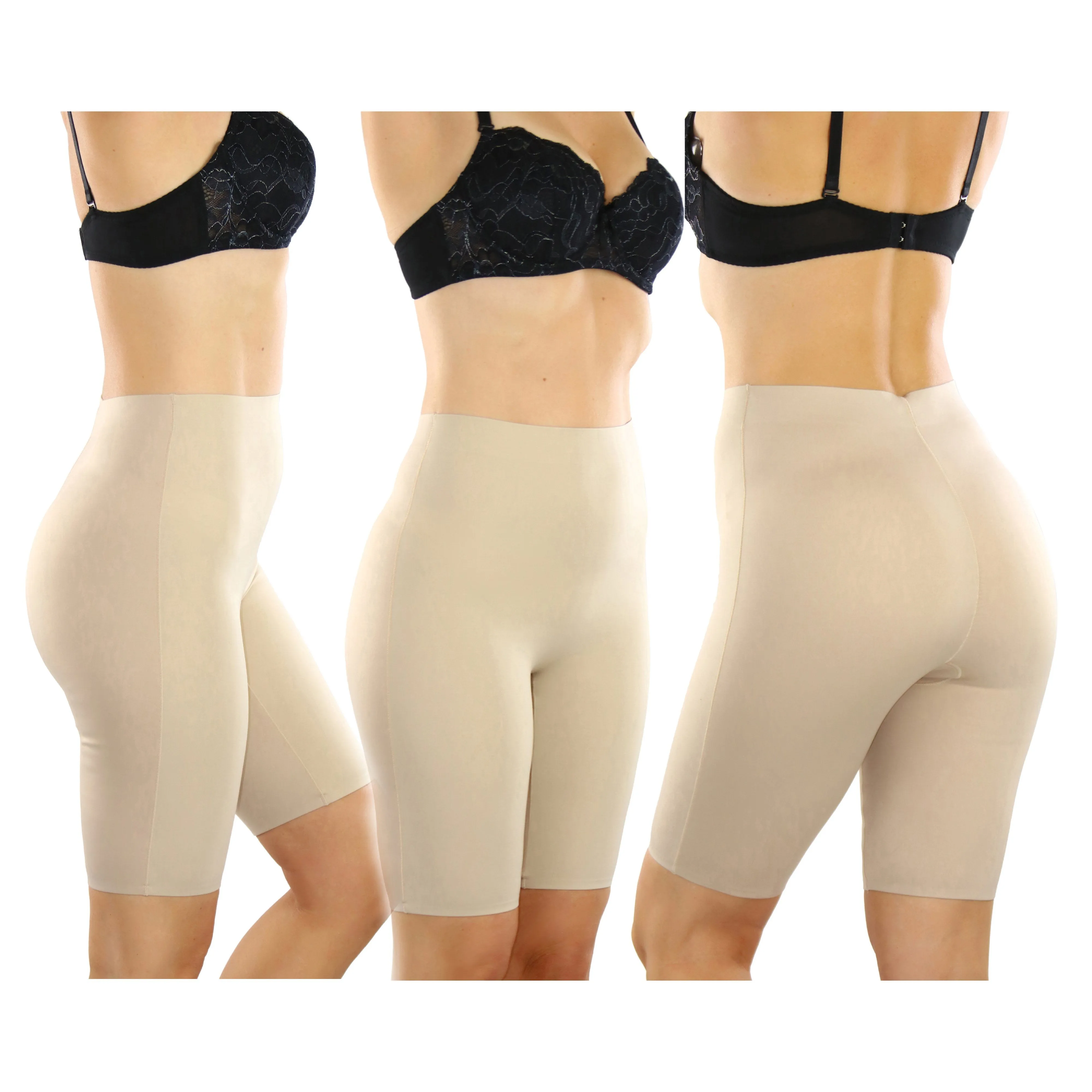 ToBeInStyle Women's High Waisted Smooth and Silky Torso Control Long Leg Shapewear