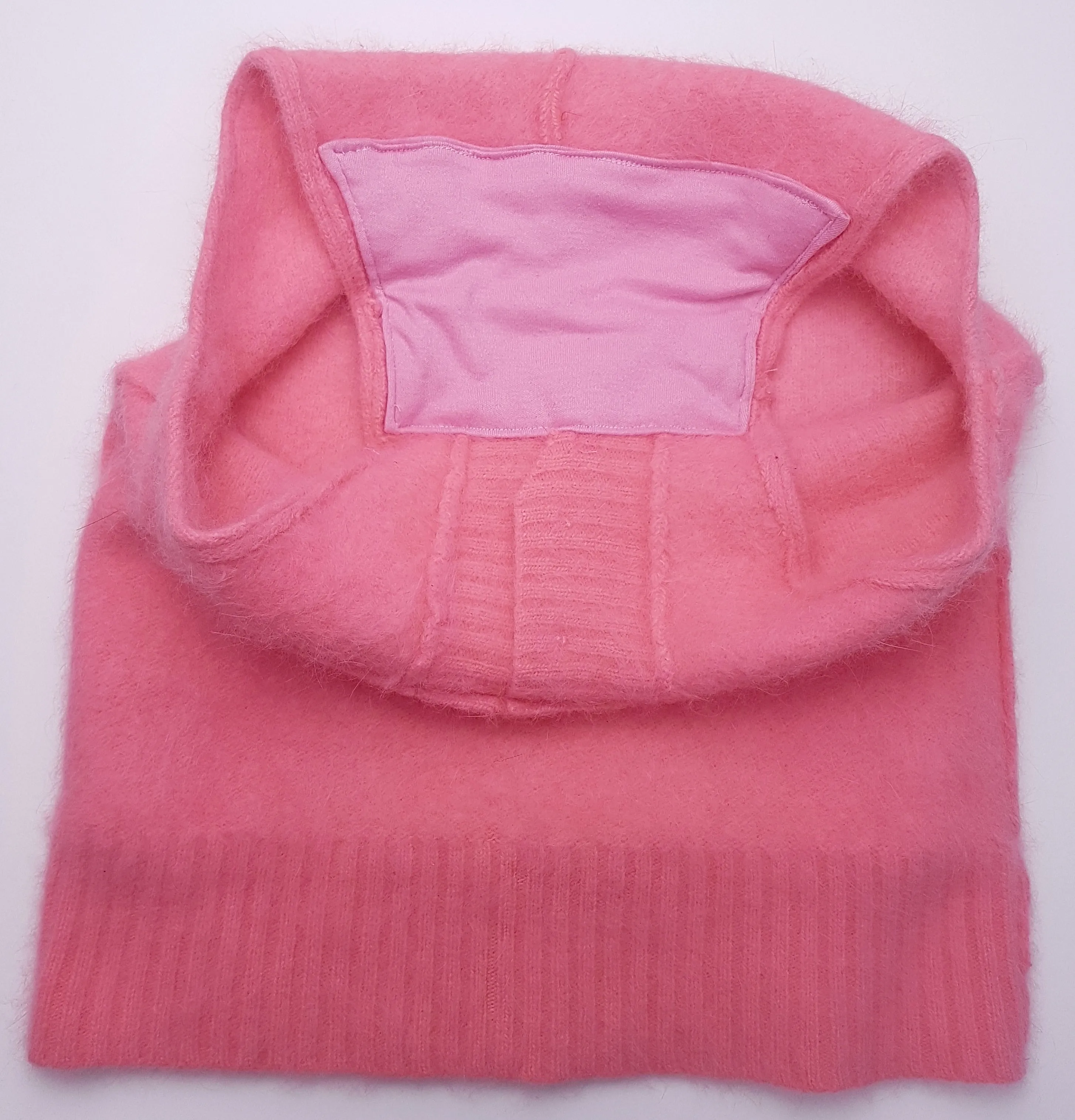 Vintage 50's | Pink Cashmere | High Waisted Shorts with Accent Buttons