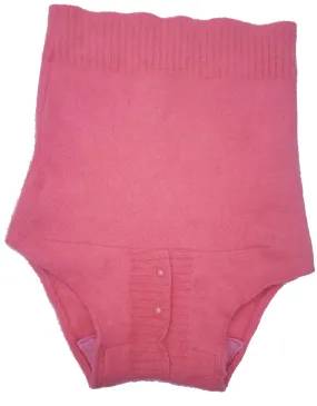 Vintage 50's | Pink Cashmere | High Waisted Shorts with Accent Buttons