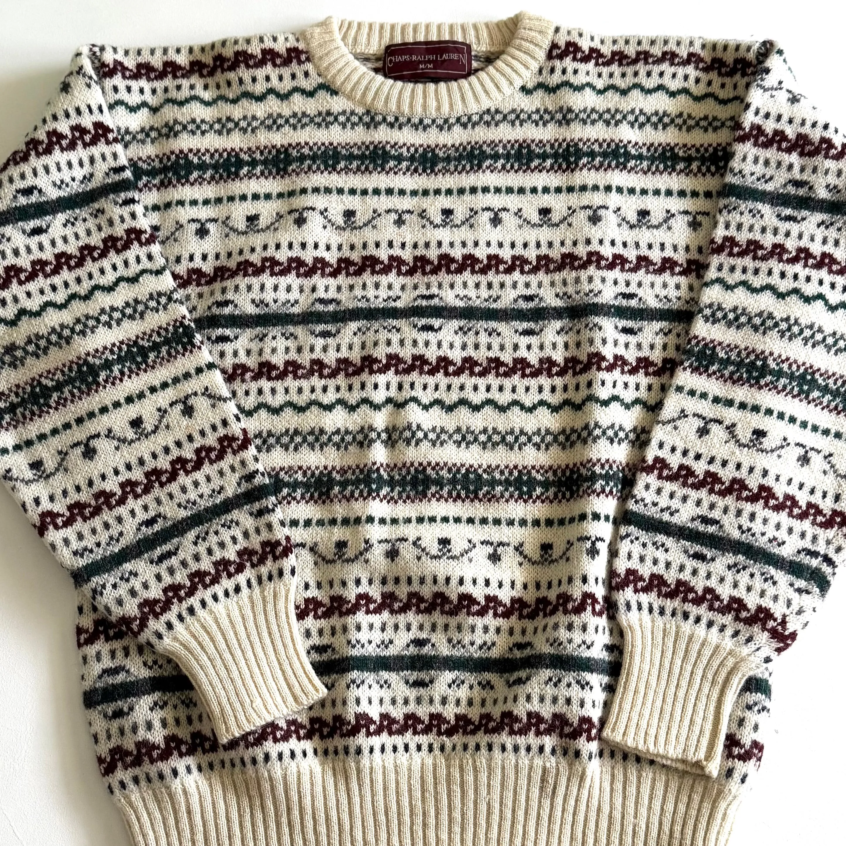 Vintage Chaps Ralph Lauren, Wool Sweater
