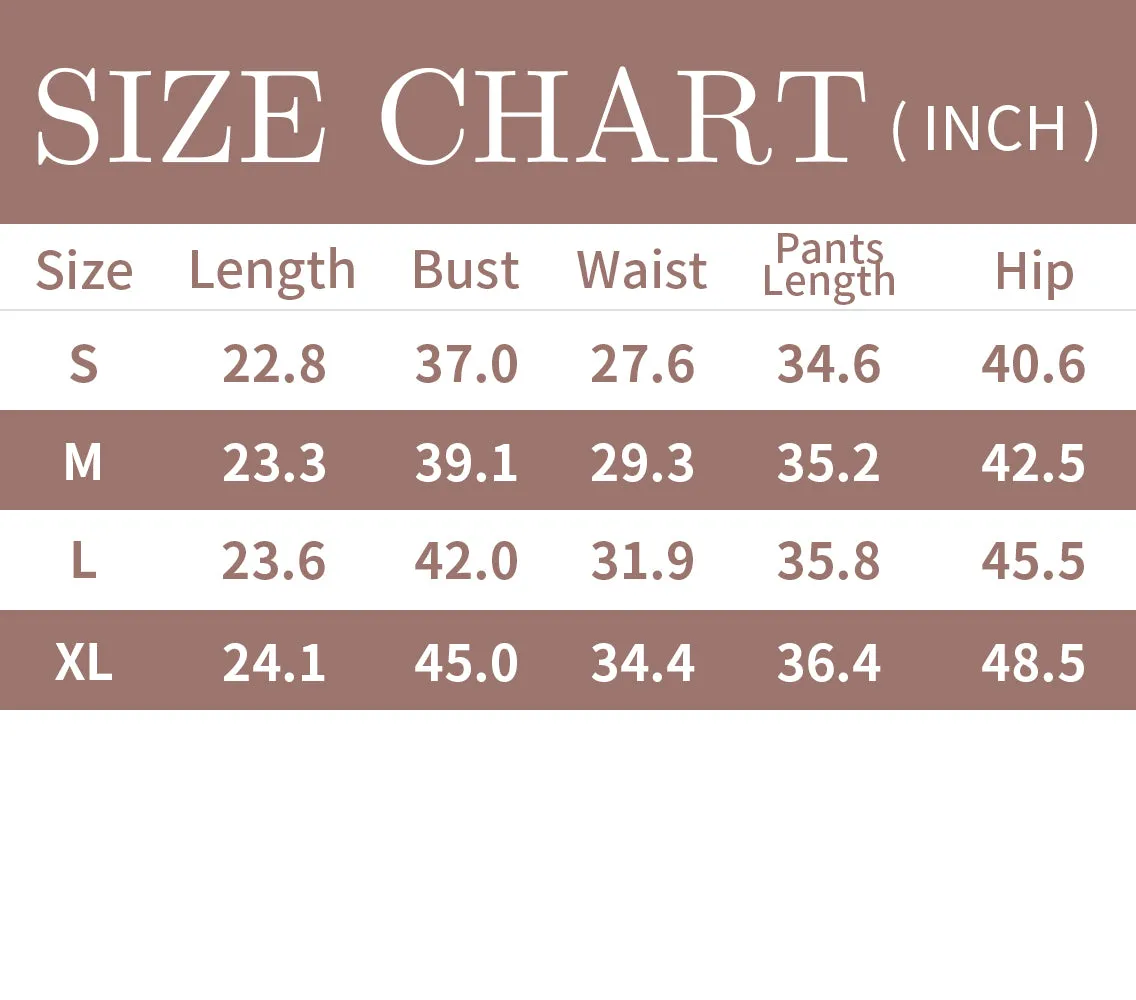 Women's Flip-Neck Print Pajamas Set