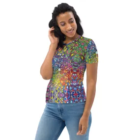 Women's T-shirt- Rainbow mandala