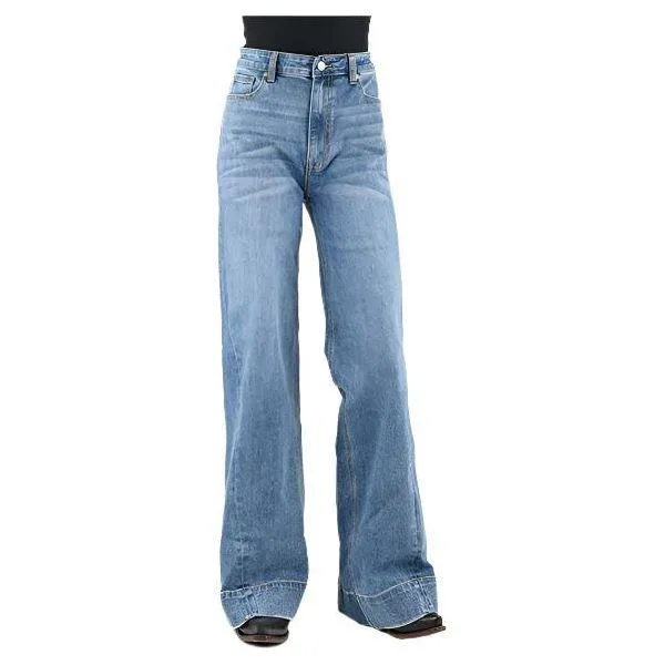 Women's Tin Haul High Rise Wide Leg Andled Side Seam Jean 10-054-0870-4001
