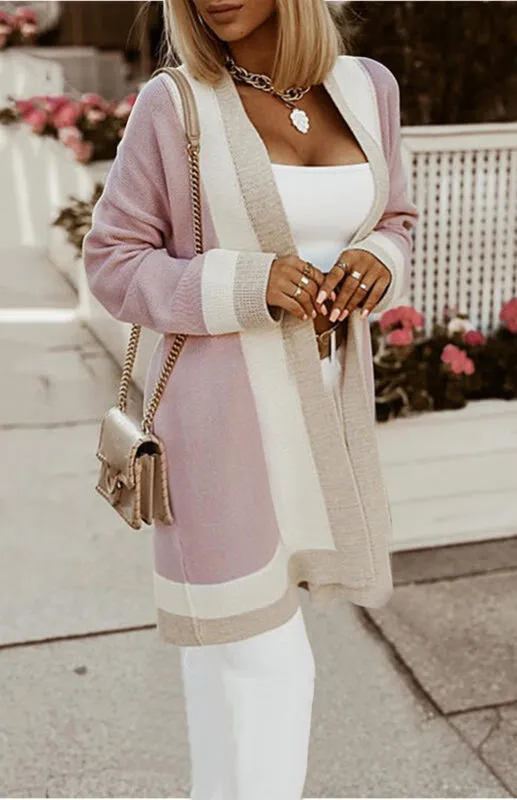 Women's Warm Knitted Cardigan In Autumn And Winter