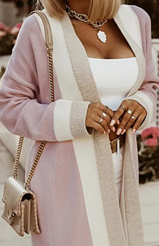 Women's Warm Knitted Cardigan In Autumn And Winter